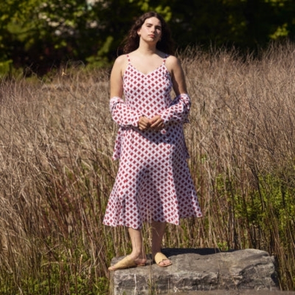 Universal Standard Dresses & Skirts - *NWT!* Universal Standard Cooling Cupro Slip Dress In Morningstar Red - Size S